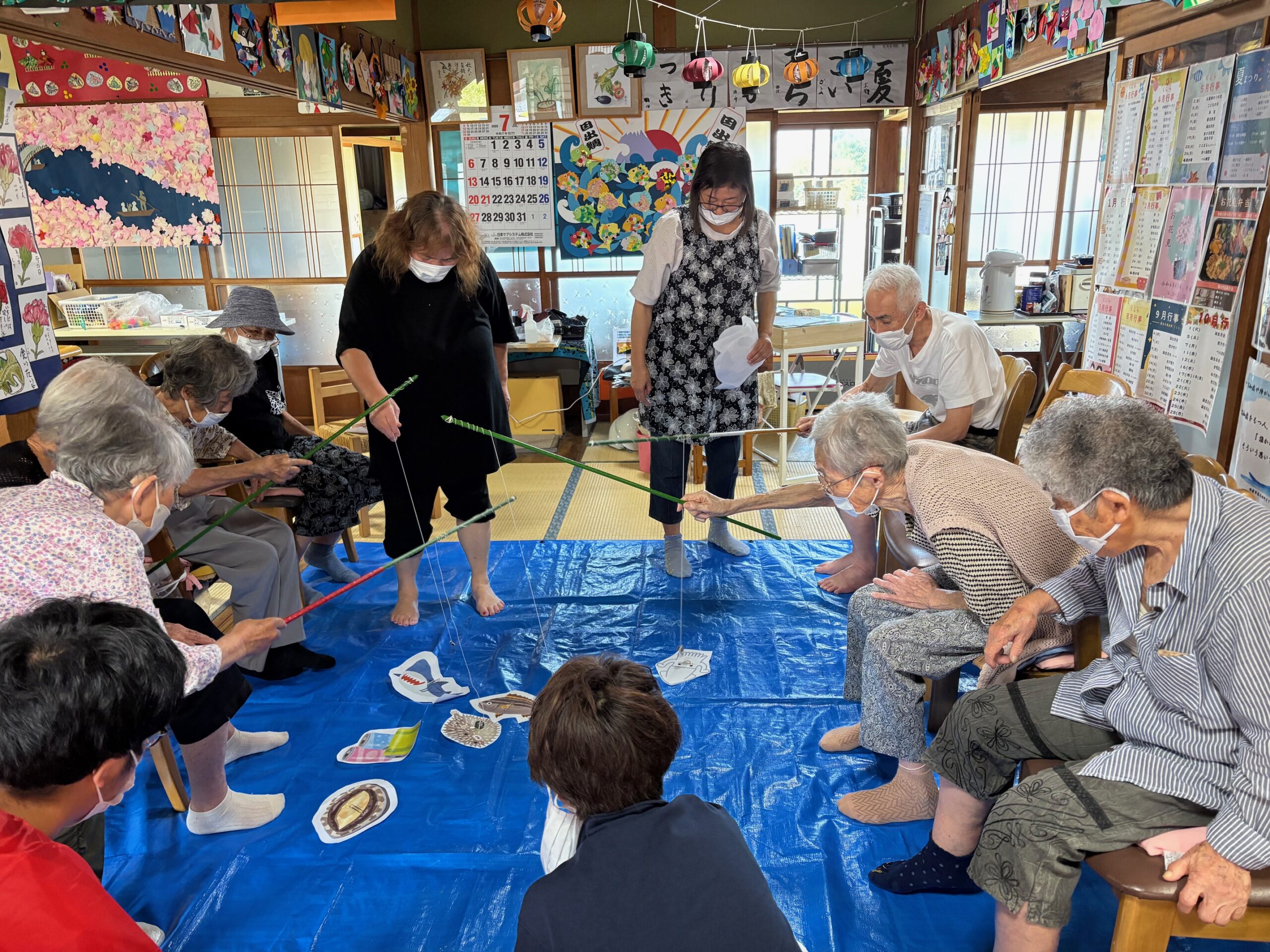 鈴鹿市のデイサービス・グループホーム長太の寄合所「くじら」のくじらの夏祭り