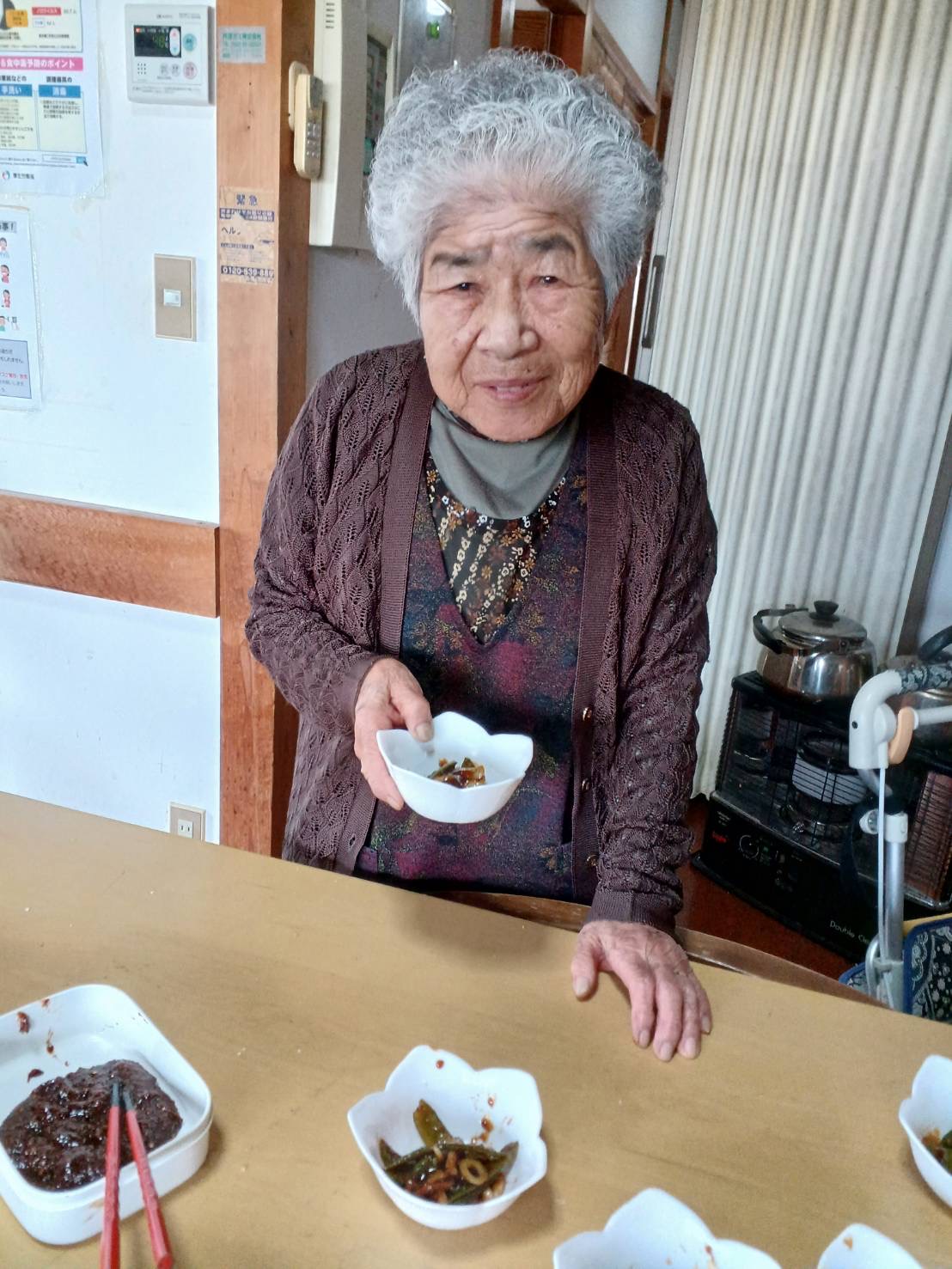 酢味噌和えのできあがり